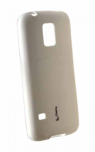 Силиконовый чехол Cherry для SAMSUNG G-800 Galaxy S V mini (белый)