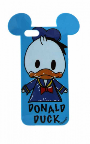 Силиконовый чехол Disneyland Iphone 5/5S Donald Duck синий