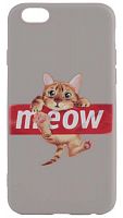 Силиконовый чехол для Apple iPhone 6/6S Meow