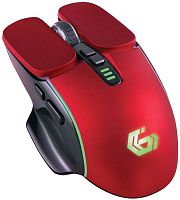 Мышь игровая Gembird MGW-510 2,4 ГГц 2400 DPI 7 кн RGB-подсветка красная