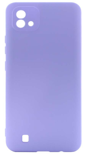 Силиконовый чехол для Realme C11 (2021) soft ярко-сиреневый