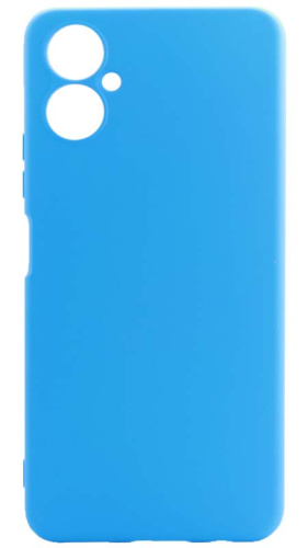 Силиконовый чехол Soft Touch для Tecno Camon 19 Neo голубой