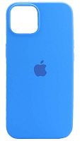 Задняя накладка Soft Touch для Apple Iphone 14 светло-синий