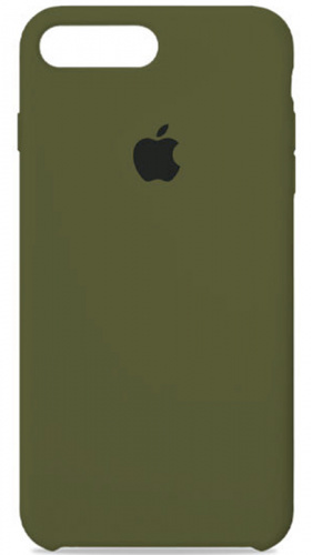 Задняя накладка Soft Touch для Apple iPhone 7 Plus/8 Plus оливковый