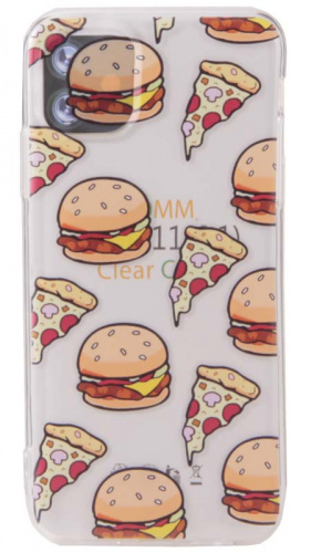 Силиконовый чехол для Apple iPhone 11 fast food