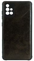Силиконовый чехол для Samsung Galaxy A71/A715 X-Level кожа коричневый