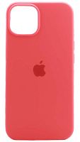Задняя накладка Soft Touch для Apple Iphone 14 ярко-розовый