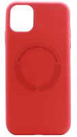 Силиконовый чехол для Soft Touch Apple iPhone 11 MagSafe красный