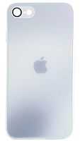 Силиконовый чехол для Apple iPhone 7/8 стекло градиентное белый