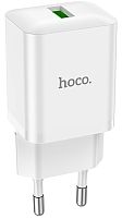 СЗУ 1 USB HOCO N26 3000mA QC 3.0 18Вт белый