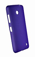 Силиконовый чехол Nokia Lumia 630 матовый фиолетовый