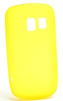 Силикон Nokia Asha 302 матовый желтый 