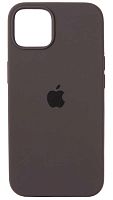Задняя накладка Soft Touch для Apple Iphone 13 серо-коричневый