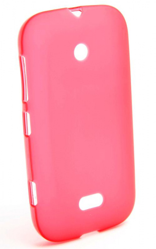 Силикон Nokia Lumia 510 матовый малиновый