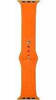 Ремешок на руку для Apple Watch 38-40mm силиконовый Sport Band оранжевый