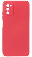 Силиконовый чехол Soft Touch для Samsung Galaxy A03S/A037 красный