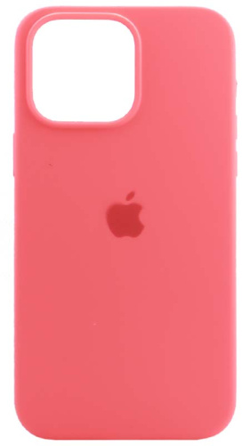 Задняя накладка Soft Touch для Apple Iphone 14 Pro Max ярко-розовый