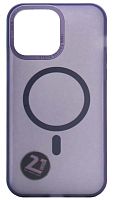 Силиконовый чехол MagSafe для Apple iPhone 14 Pro Max Custodia protettiva controller cadute фиолетов
