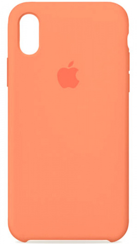 Задняя накладка Soft Touch для Apple iPhone XS Max персиковый