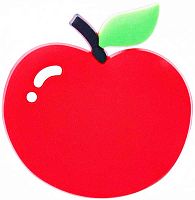 Декоративная наклейка на чехол яблоко