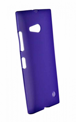 Силиконовый чехол Nokia Lumia 730 Dual Sim матовый фиолетовый