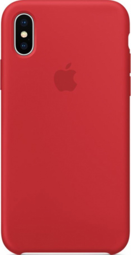 Задняя накладка Soft Touch для Apple iPhone X/XS красный
