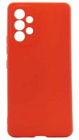 Силиконовый чехол для Samsung Galaxy A53/A536 матовый красный
