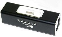 Портативная колонка USB/SD/FM/iPod/iPhone (черная) (KS310)