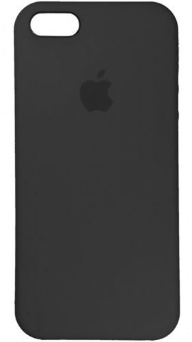 Задняя накладка Soft Touch для Apple iPhone 5/5S/SE темно-серый
