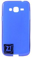 Силиконовый чехол для Samsung Galaxy J320/J3 (2016) прозрачный синий