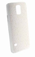 Задняя накладка Deppa для SAMSUNG Galaxy S5 GT-I9600/SM-G900F Boho Кружево светлое