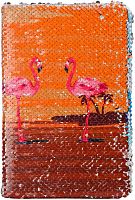 Блокнот Sweet sequins (Night flamingo)