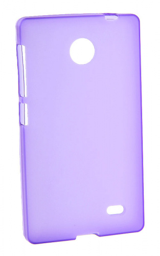 Силиконовый чехол для Nokia X Dual sim матовый техпак (фиолетовый)