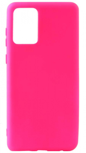 Силиконовый чехол Soft Touch для Samsung Galaxy A72/A725 неоновый розовый
