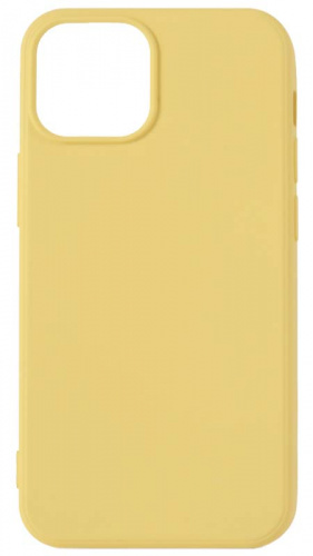Силиконовый чехол Soft Touch для Apple iPhone 13 mini желтый