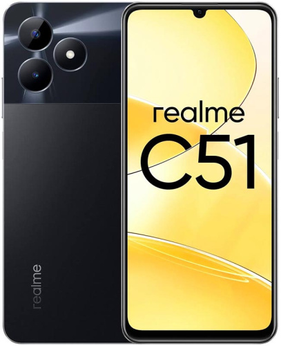 Realme C51 4/128GB чёрный