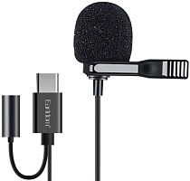 Микрофон петличный Earldom ET-E39 type-c чёрный