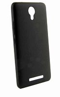 Накладка для Redmi Note 2, 0,7 mm, под кожу чёрный