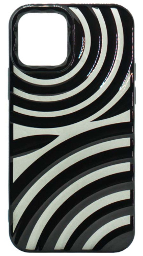 Силиконовый чехол  для Apple iPhone 12/12 Pro seashell черный