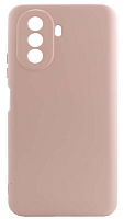 Силиконовый чехол Soft Touch для Huawei Nova Y70 бледно-розовый