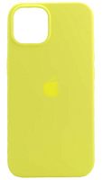 Задняя накладка Soft Touch для Apple Iphone 14 лимонный