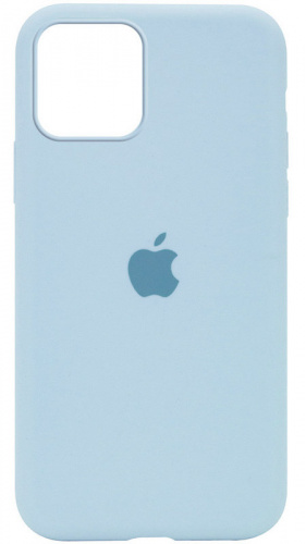 Задняя накладка Soft Touch для Apple Iphone 12 mini бледно-голубой