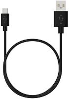 Кабель USB - micro USB Maxvi MC-01 UP черный