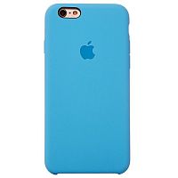 Задняя накладка Soft Touch для Apple iPhone 6/6S Plus голубой
