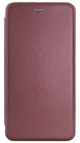 Чехол-книга OPEN COLOR для Xiaomi Redmi A1 Plus бордовый фото 2