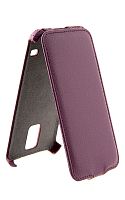 Чехол футляр-книга Armor Case для Samsung GT-I9600/SM-G900F Galaxy S 5 фиолетовый