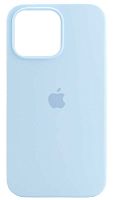 Задняя накладка Soft Touch для Apple Iphone 14 Pro Max бледно-голубой