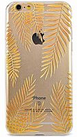 Силиконовый чехол для Apple iPhone 6/6S Summer mood (Золотые листья)
