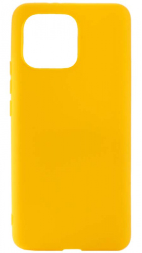 Силиконовый чехол для Xiaomi Mi11 матовый желтый