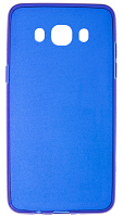Силиконовый чехол для Samsung Galaxy J510/J5 (2016) прозрачный синий